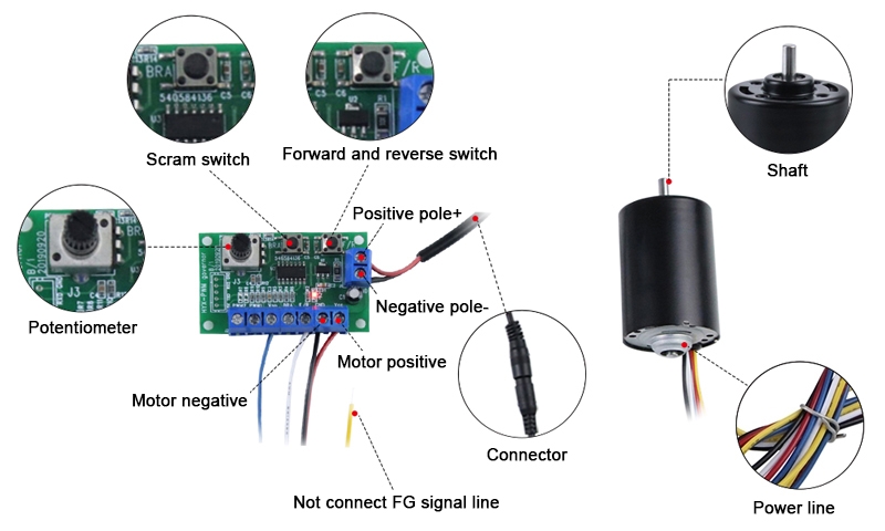 8000 rpm small BLDC motor details