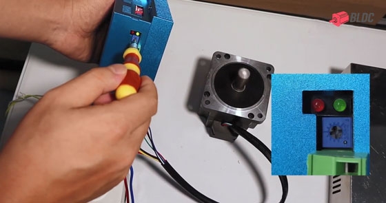 Adjusting BLDC motor speed