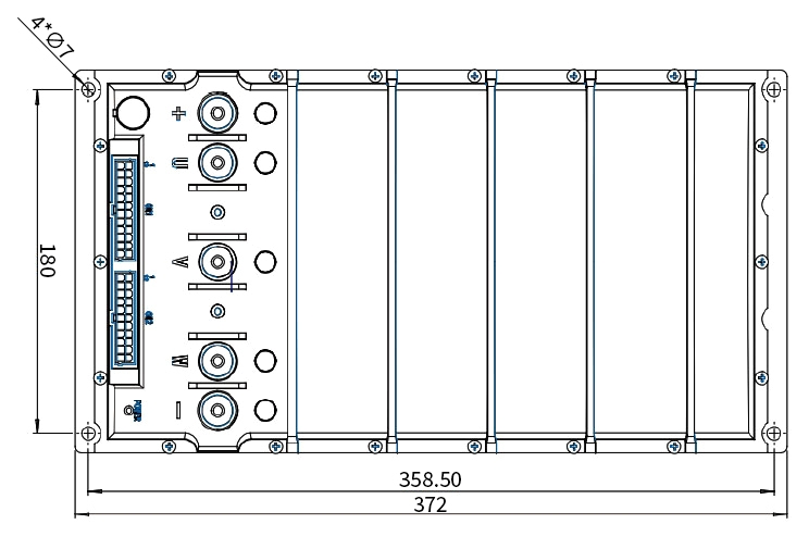 Electric vehicle motor controller dimension