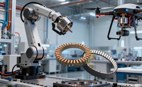 Frameless BLDC motor application