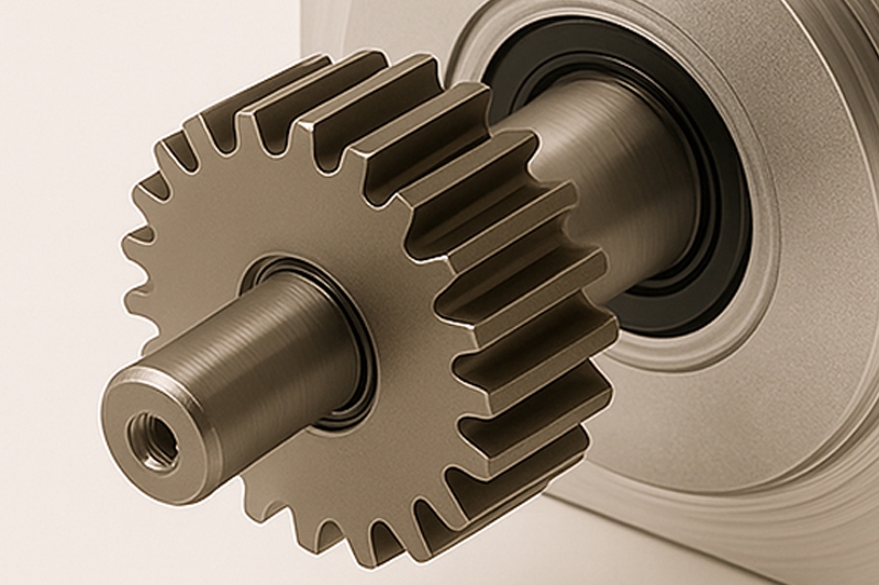 BLDC motor gear shaft