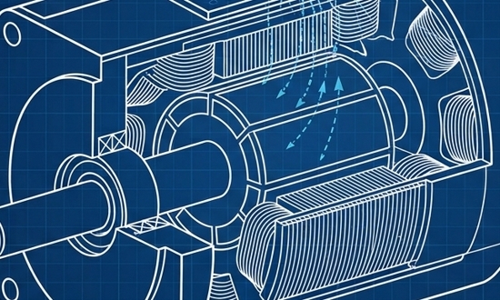 Hall effect sensor in BLDC motor