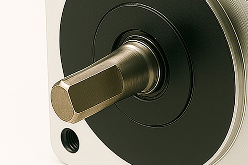 BLDC motor milled flat shaft