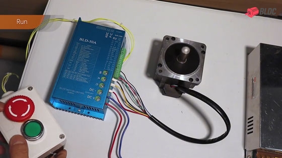 Steps for running BLDC motor