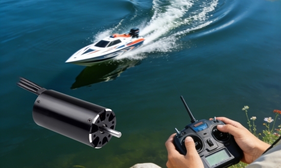 Why rc boats use BLDC motors