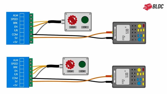 Wiring 0-5V signal generator to motor controller